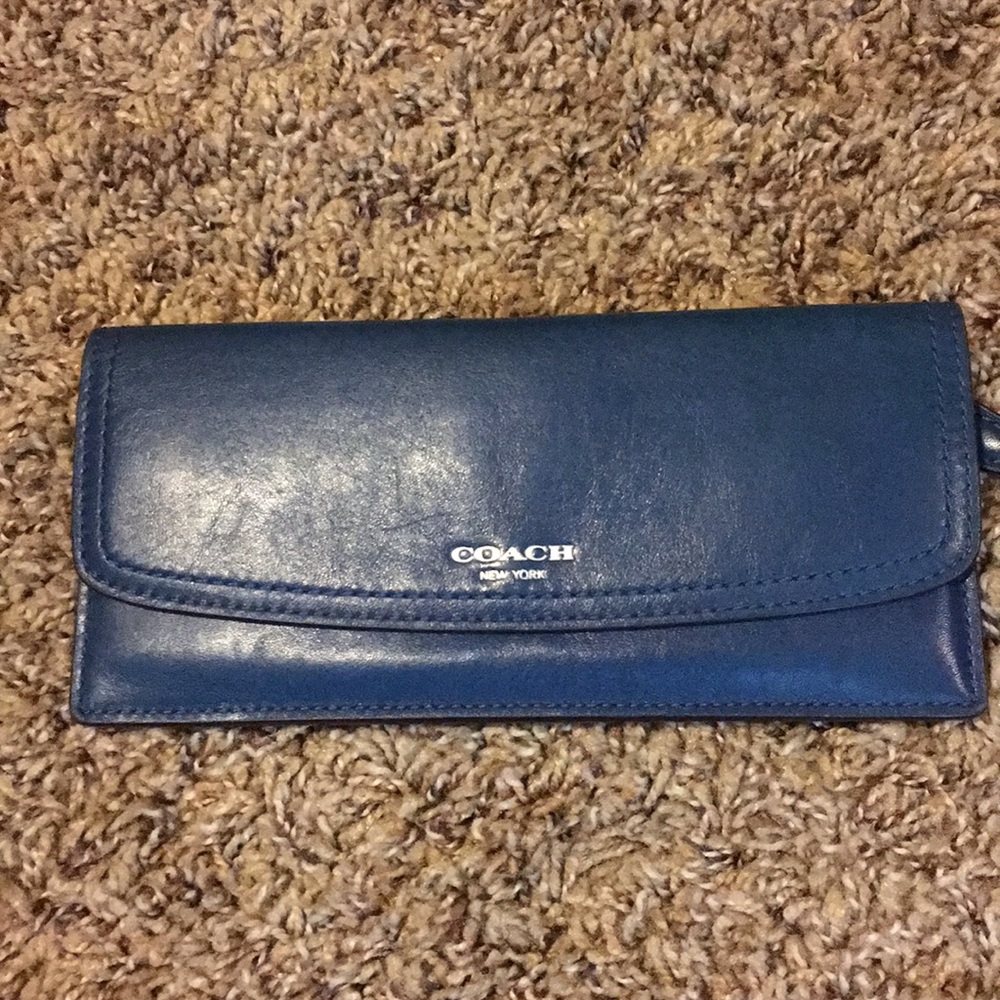 Coach leather wallet